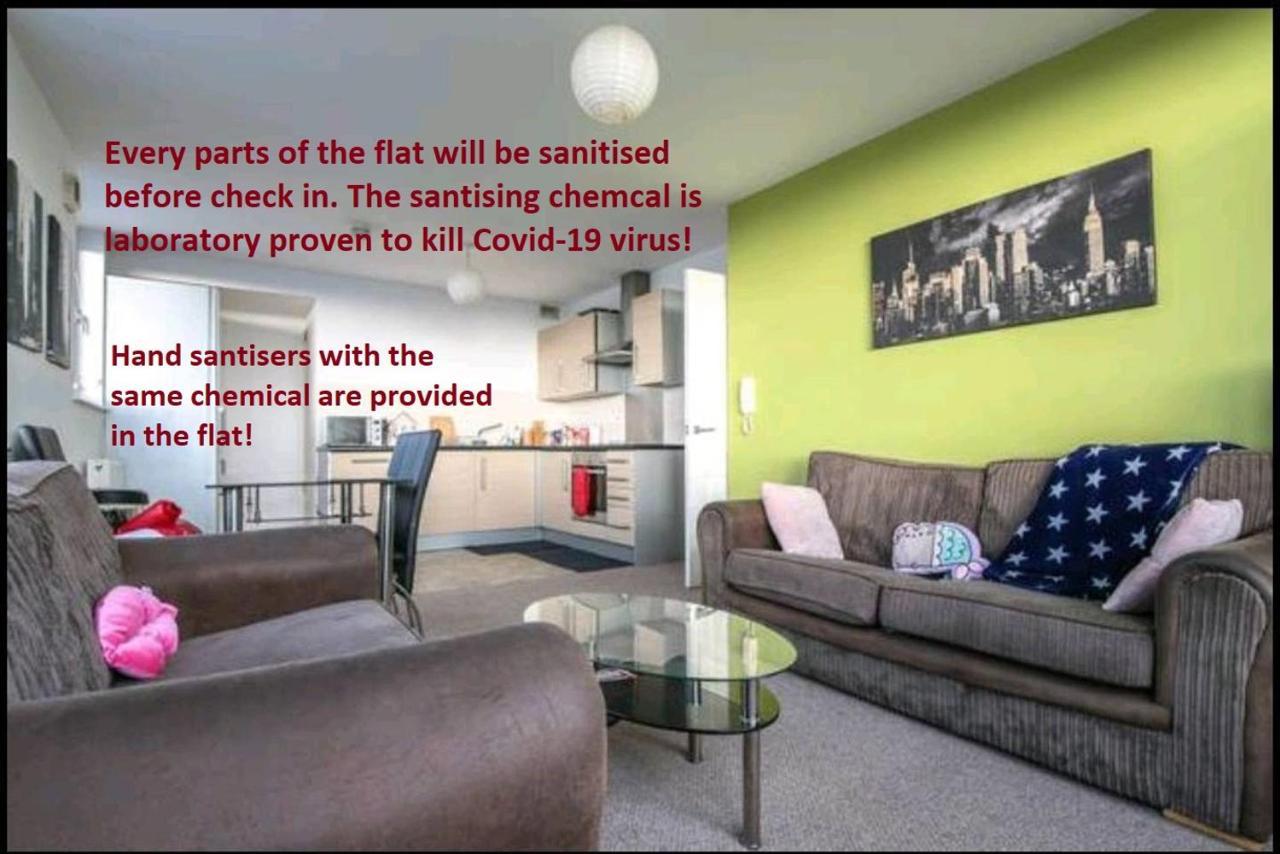 Large 3 Bedrooms In Liverpool City Centre, Free Parking المظهر الخارجي الصورة
